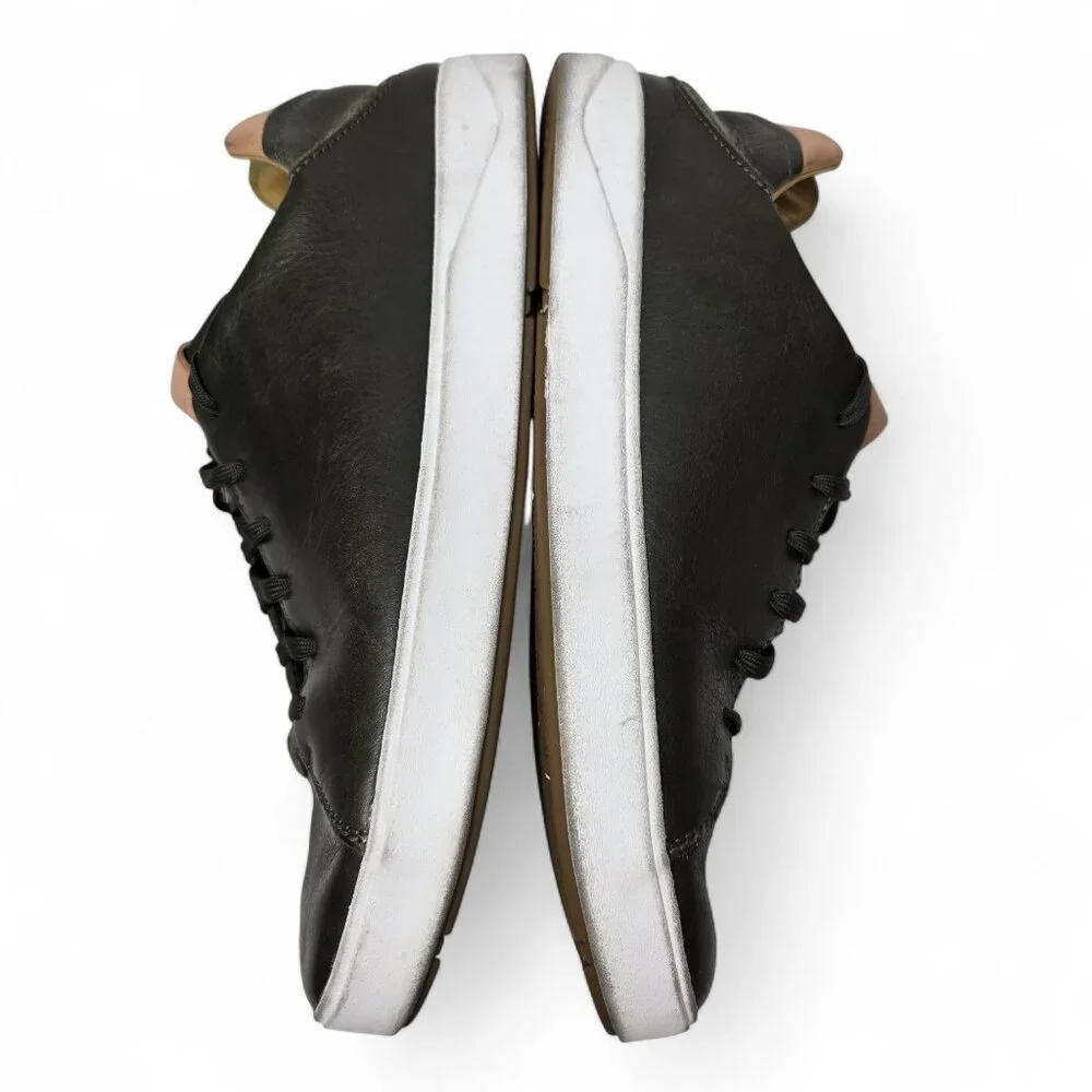 Olukai Panepo 'O Hunter Green‎ Leather Sneakers Men's Flip able Backs 10.5
